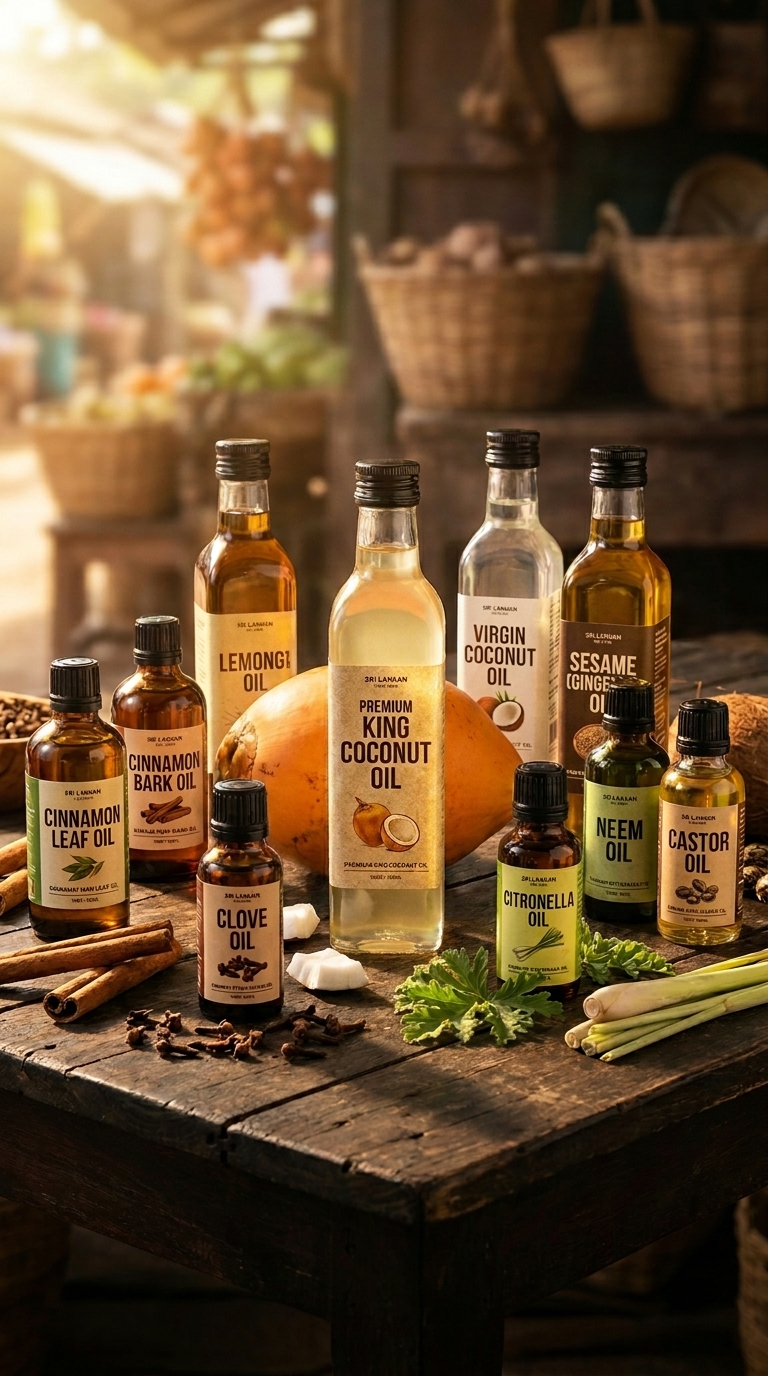 Natural Ceylon Oils and Essential Extracts